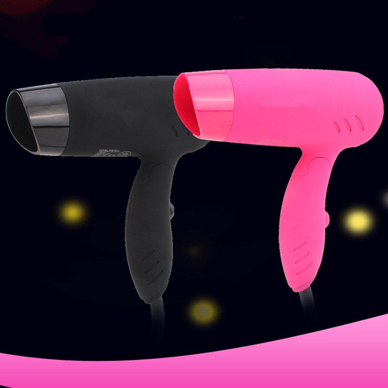 Household folding mini power hair dryer and cold wind mute hair dryer