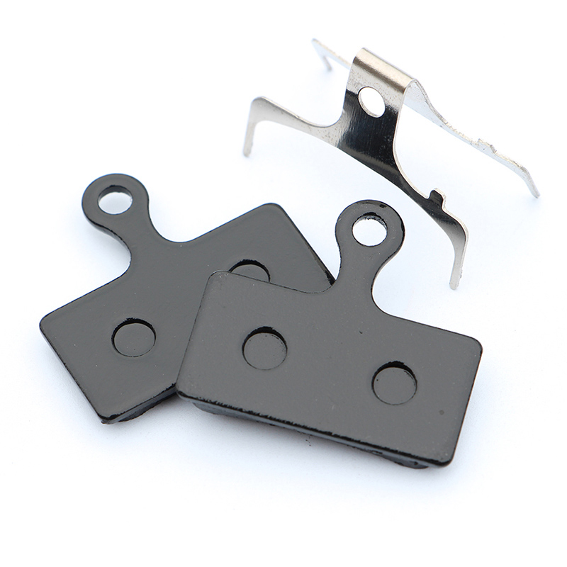 4 pares MTB freno de disco de bicicleta almohadillas para Shimano G01S G03A XRE Br-M9000 seis M6000 M675 bicicleta hidráulica Alfine S700 Deore M615: Black