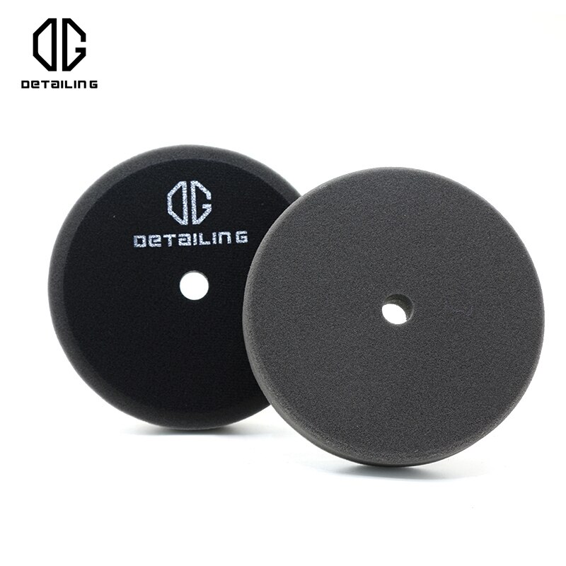 Detaillering Geïmporteerd Spons Pad Buffing 5Inch Convex Black Foam Finishing Pad Voor Auto Polijsten