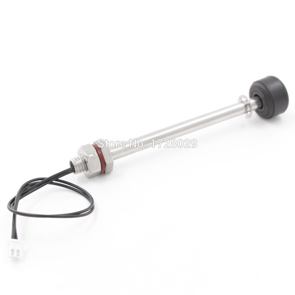 Black Single Float Ball 145mm Body Length Stainless Steel Water Level Sensor