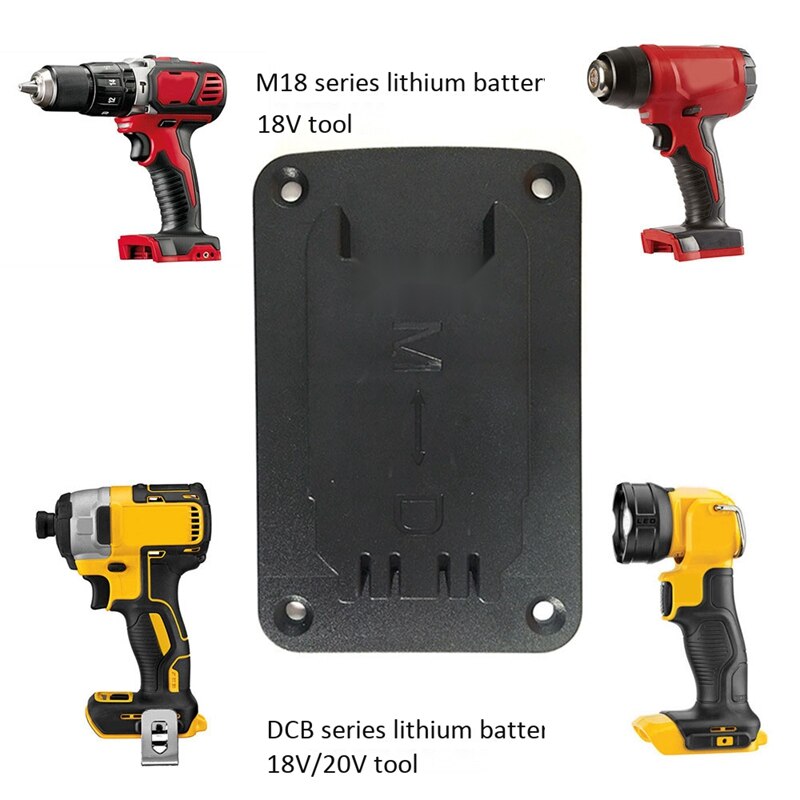 Sähkötyökalun jalusta dewalt dcb -sarjan litiumparistopidikkeelle milwaukee  m18 18v litiumakku kiinteä istuintyökalu