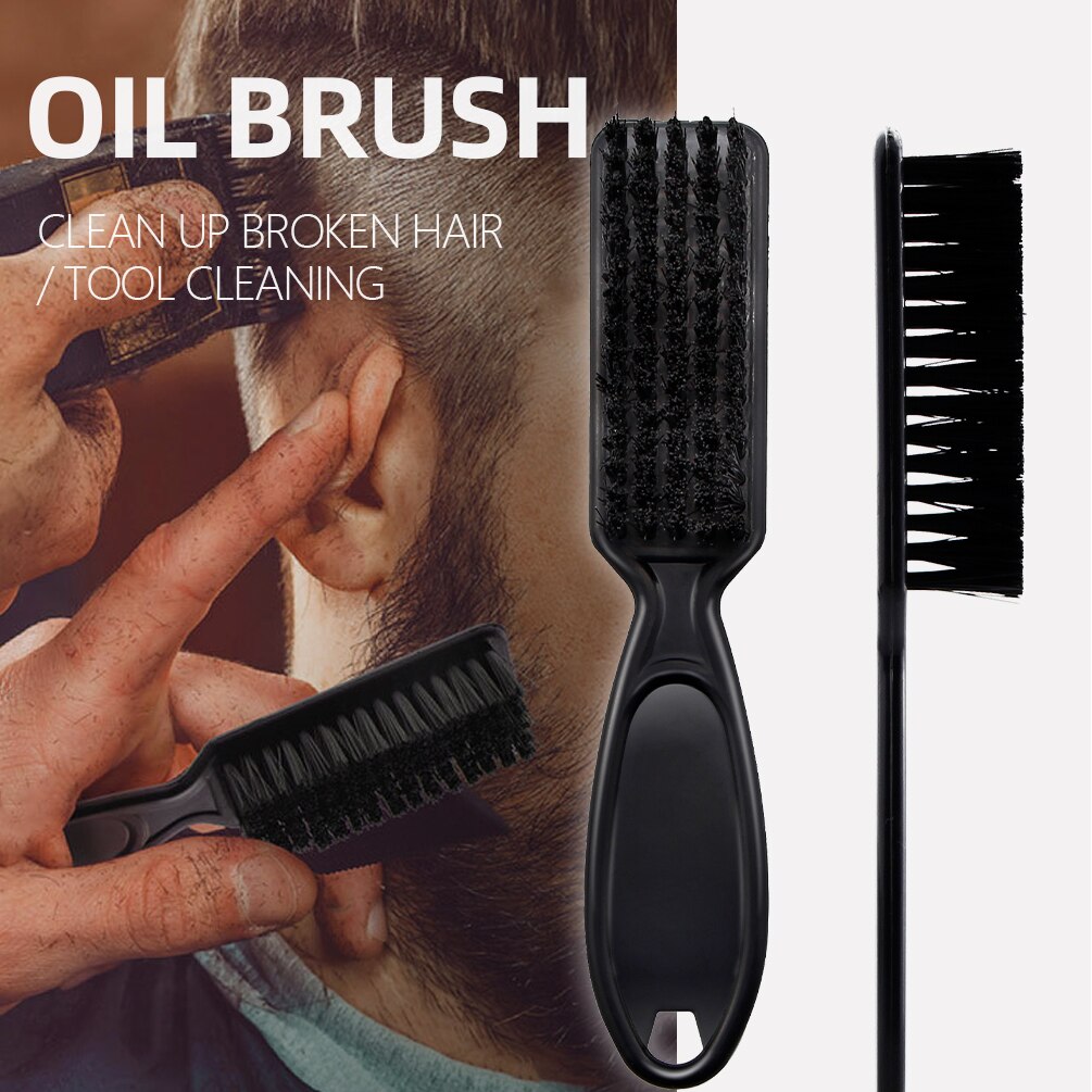 Cepillo de Limpieza del cabello suave con mango de plástico para peluquería, cepillo de peluquero para cuello, plumero para quitar el pelo roto, peine, herramientas de peinado