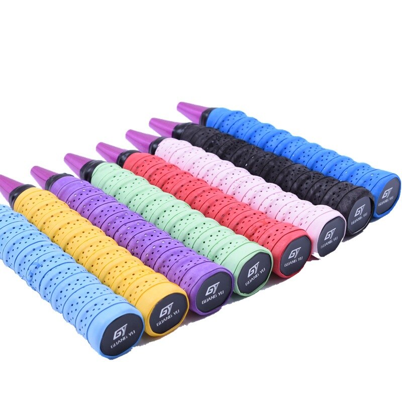10 st / pack halkskydd övergrip tennis grepp racket tillbehör stötdämpare raquete de tennis badminton träning