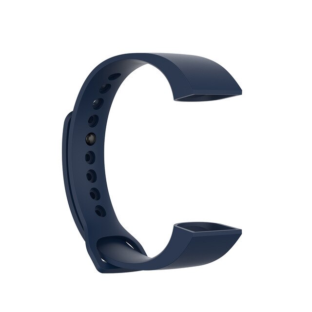 Dla Xiaomi Mi Band 4C silikonowy pasek zegarka dla Xiaomi Mi inteligentna opaska 4C inteligentny pasek bransoletka wymiana silikonowy zegarek nadgarstek: blue / For Redmi Band