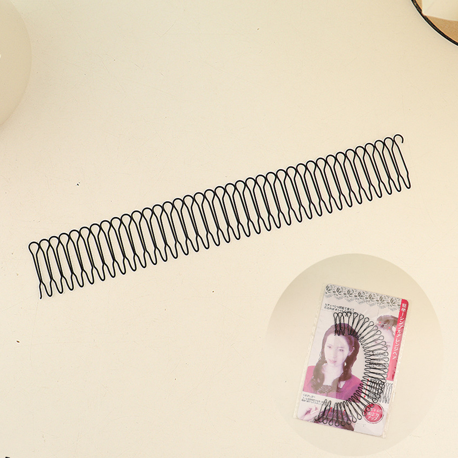 Horquilla Invisible para el pelo roto, herramientas para Tiara para adultos, rollo curvo, flequillo de aguja, peine de inserción fija, accesorios de estilismo , 5 uds.: Lavanda