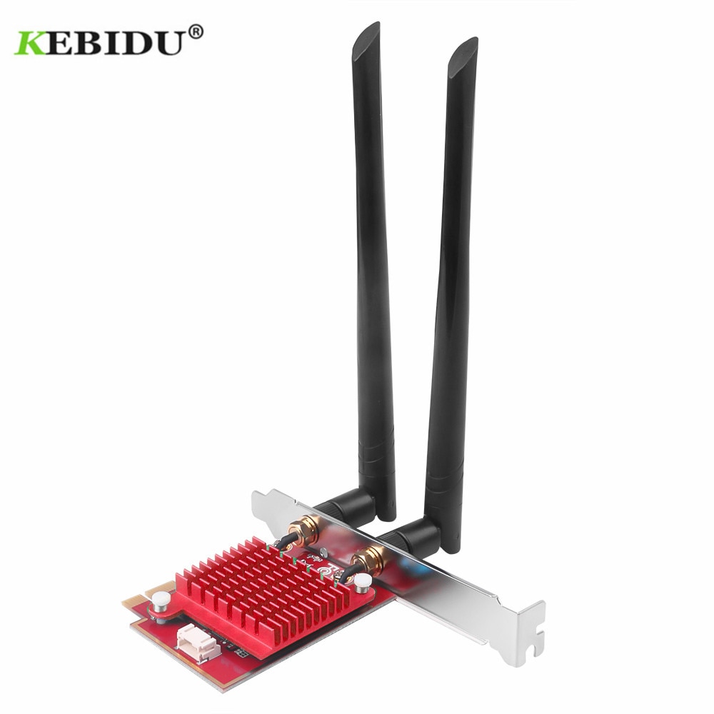 KEBIDU 3000Mbps Wifi 6 PCI-e Network Card 802.11AX... – Grandado