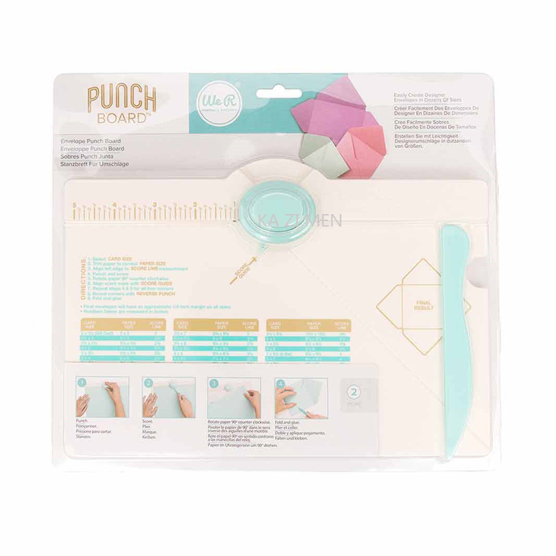 We R Memory Keepers Envelop Maken Geperforeerde Board Diy Envelop Pocket Maken Embossing Board Plakboek Handbook Levert