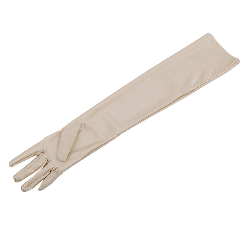 Frauen Handschuhe Lange Handschuhe Herbst Winter fest Farben Weibliche Satin- Oper Abend Party Prom Kostüm Handschuh