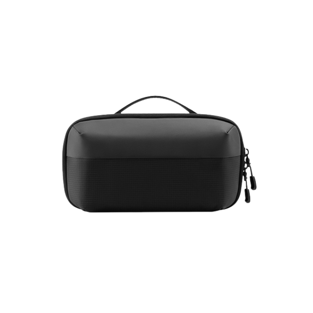 Elektronische organisator Reiskabel Organizer Tas Etui Draagbare draagtas voor kabeloplader SD-kaart USB Muis Pen Power Bank: Black