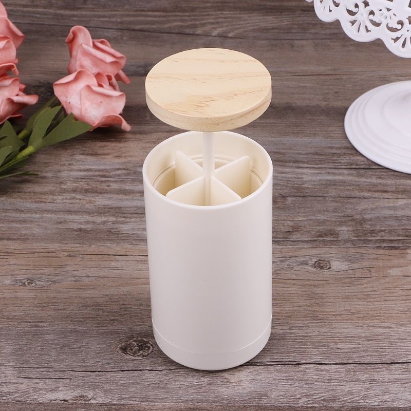 Automatisk pop-up bomullspinner tannpirker dispenser etui hjem hotell dekorasjon