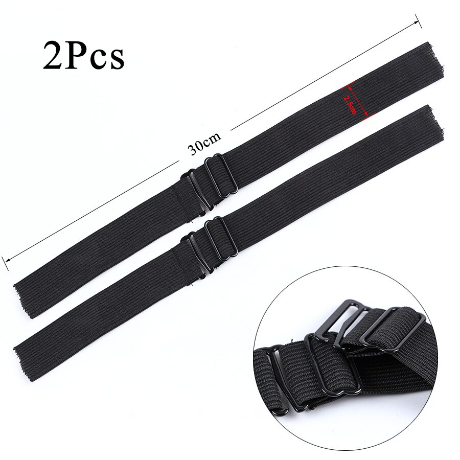 Faixa elástica de alileader para perucas ajustáveis fita elástica de costura de alta elasticidade 2.5/3cm de largura peruca elástica para fazer o tampão da peruca: 2.5cm 2pcs