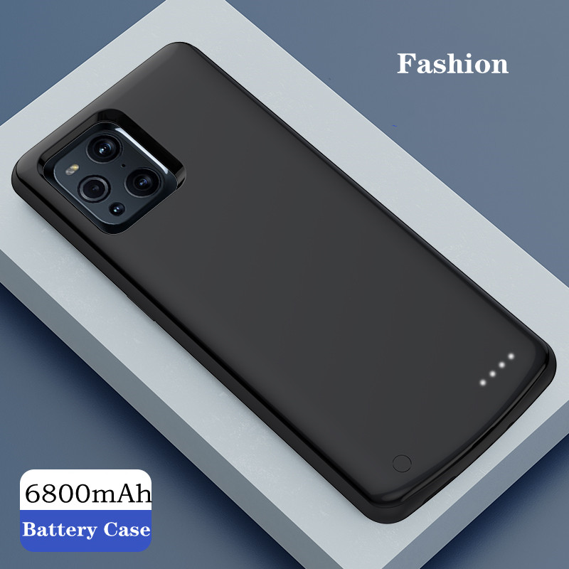 6800Mah Voor Oppo Vinden X3 Acculader Gevallen Extended Power Bank Opladen Cover Power Case Voor Kak Vinden X3 pro Batterij Case