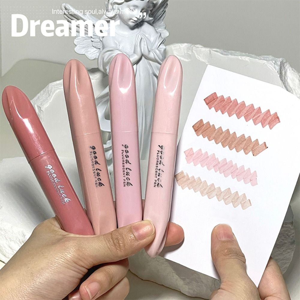 4 culori/set morandi color evidențiatoare morandi cu cap dublu markere cu puncte cheie stilou fluorescent instrumente graffiti