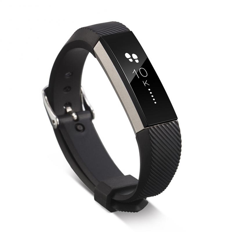 Para fitbit alta pulseira de silicone de luxo pulseira inteligente esportes substituição banda de pulso confortável e macio cinta txtb1