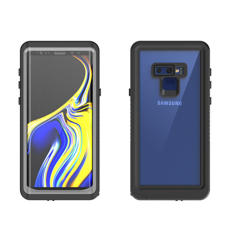 Funda impermeable IP68 para Samsung Galaxy Note10 9 8 A51 A72 Galaxy S8 S9 Plus, funda para buceo y natación, deportes al aire libre y escalada: Vinilo / Transparente