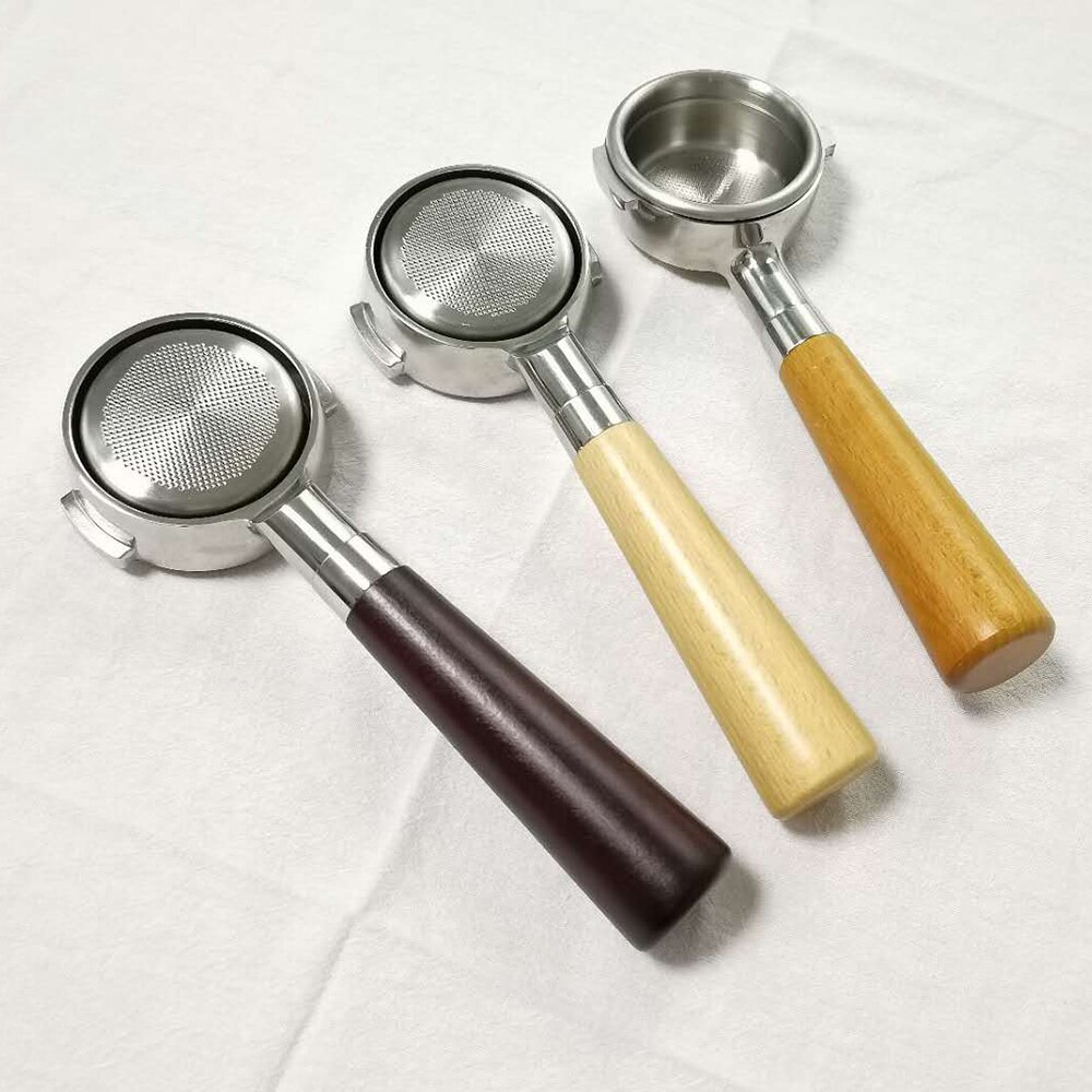58mm delonghi breville universell kaffe bunnløs portafilter naken bunnløs filterholder trehåndtak til espresso  e61 sett