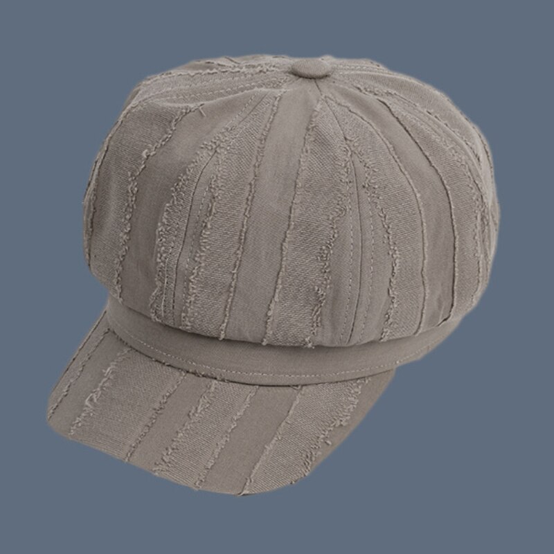 Tendance octogonale casquette gavroche femmes bérets printemps automne chapeau rétro artiste peintre dame bérets décontracté és pour les femmes cassés chapeaux