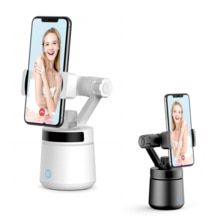 Stabilisator für Telefon Clever Gimbal Selfie Stock 360 Grad Drehung mit USB Hafen Verfolgung Clever Schießen Telefon Halfter Live Video