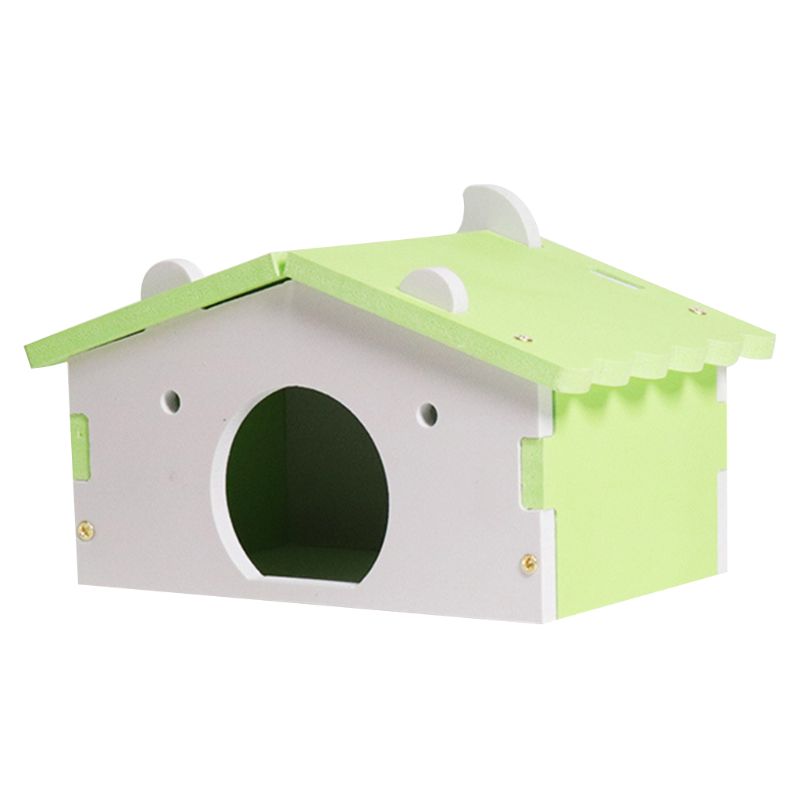 Hamster husbure til rotte mus sjov hamster reden villa farverig træ seng hus