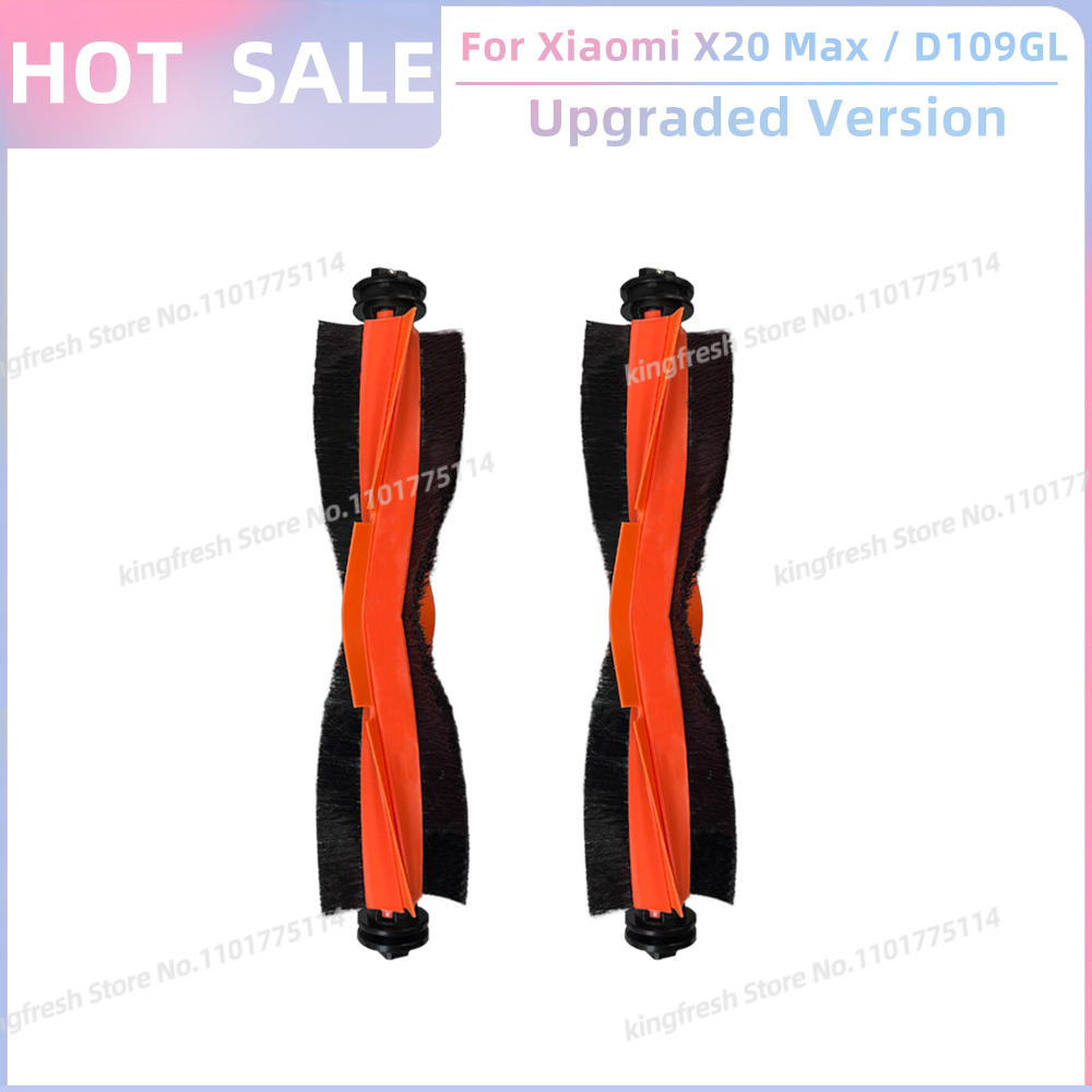 Compatível com ( Xiaomi Robot Vacuum X20 Max / D109GL, Xiaomi Robot Vacuum X20 Pro / D102GL ) Peças Rolo Principal Escova Lateral Filtro Hepa Pano de Esfregão Saco de Poeira Acessórios: Lavanda