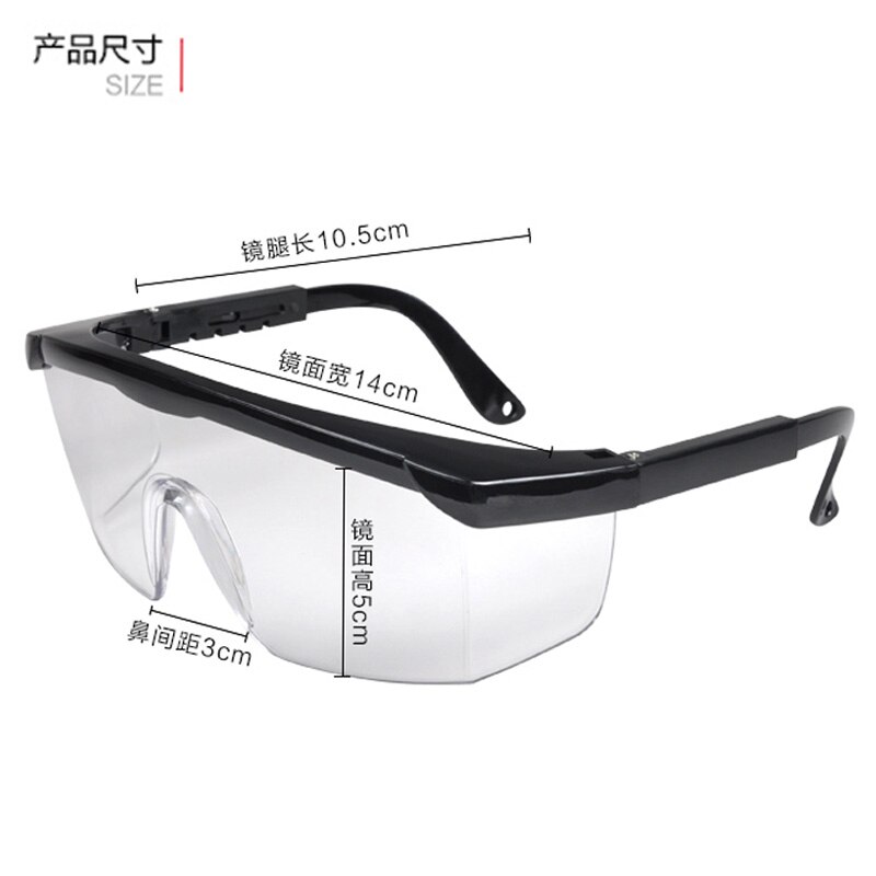 Lab Goggles anti-shock stofdicht bril rijden reizen veiligheid bescherming goggle bril
