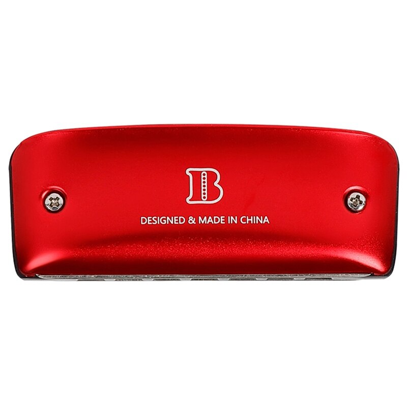 Blues Harmonica 7 Gaten Een-Key Beginner Diatonische Harmonica Voor Kinderen Met Lanyard