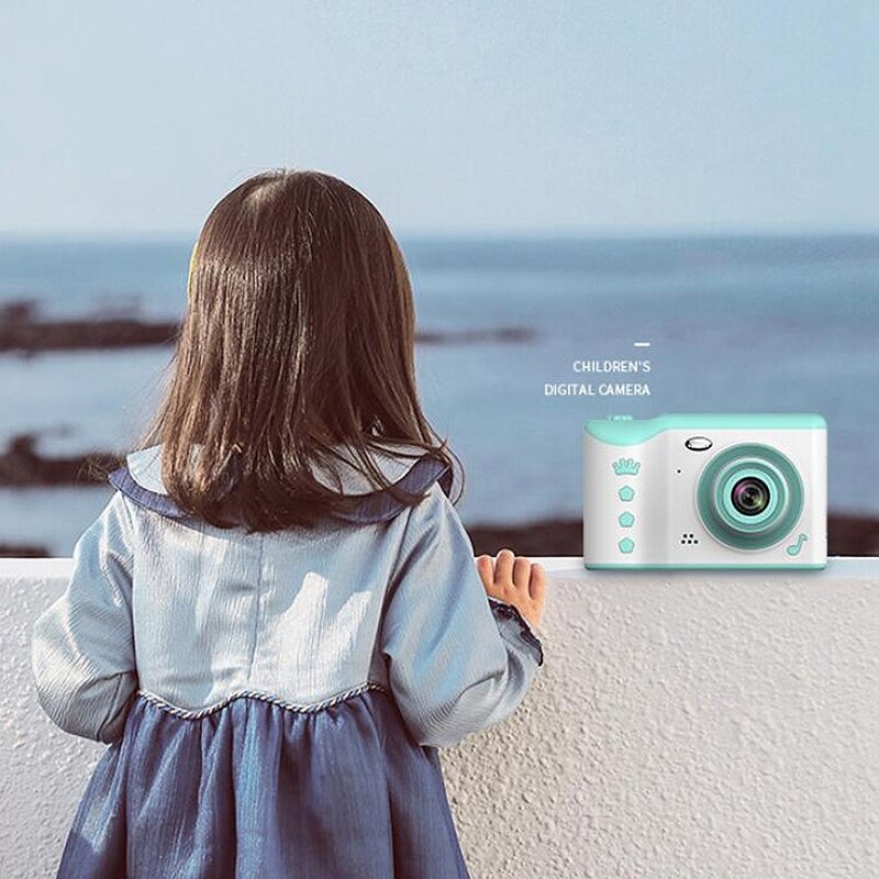 gorący-dzieci aparat fotograficzny 2.8 cala pełny naciskać Sn podwójny obiektyw nagrywanie wideo krzywka Dzieci Birtay prezent z kartą 16G