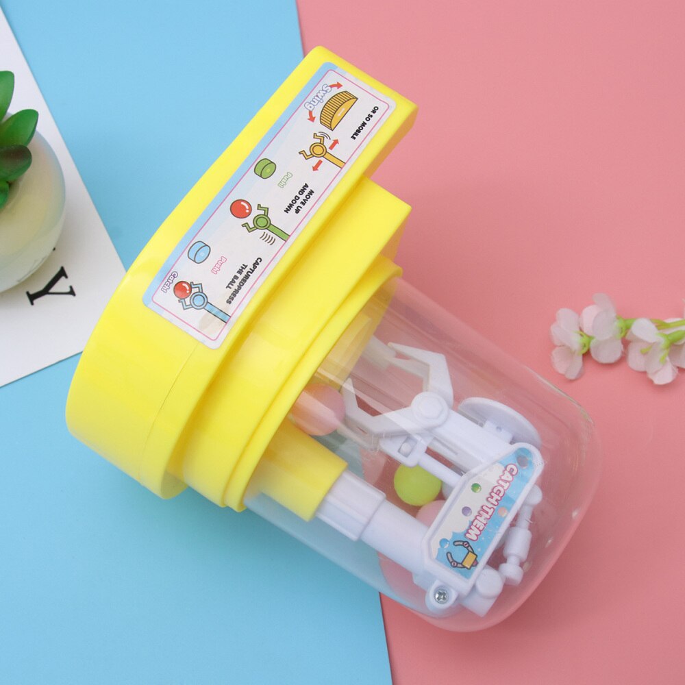 1pc Candy Catcher Catch Doll Handheld Mini Mechanical Arm Small Machine for Kids