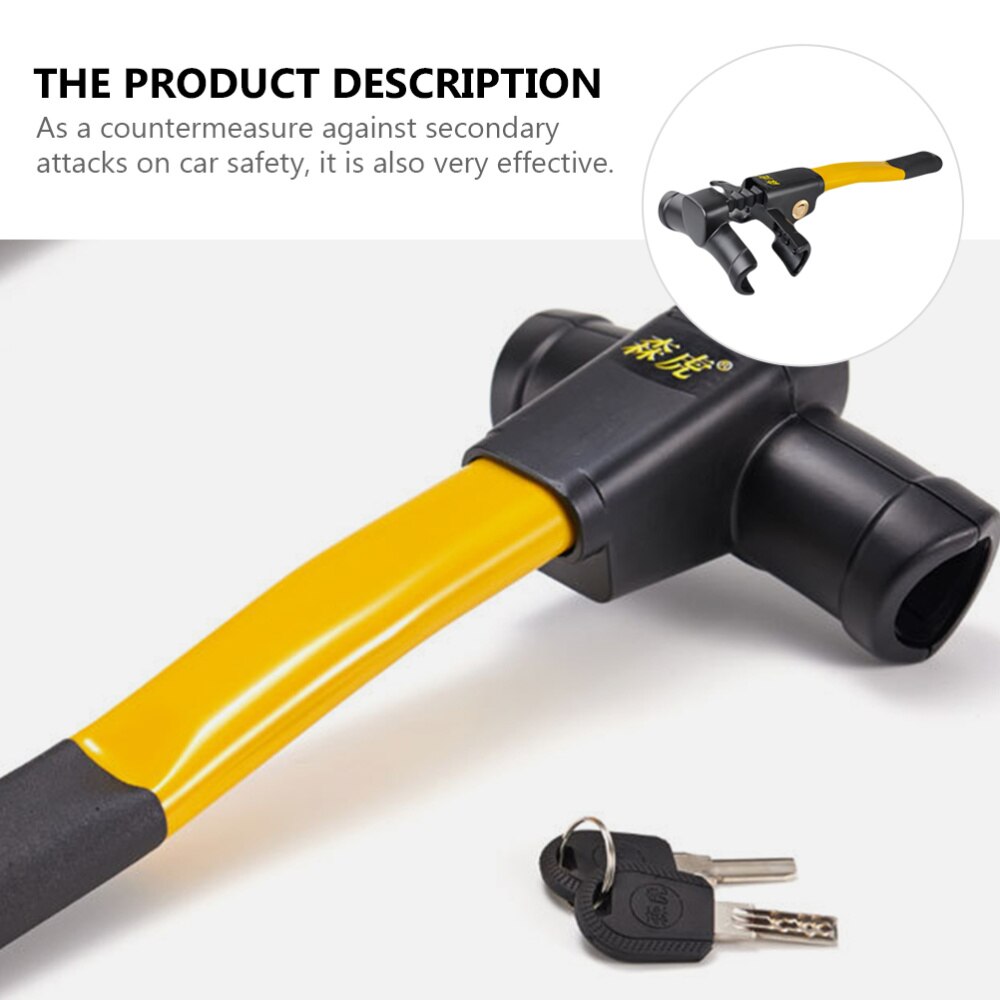 1 Pc Practical SUV Lock Locking Device Truck Anti-theft Lock (Yellow)