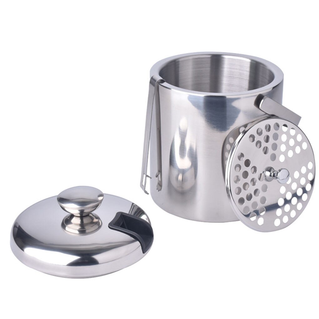 Seau à glace isotherme en acier inoxydable, Double isolation, basse température, pour Bar de fête, pour boissons au Champagne
