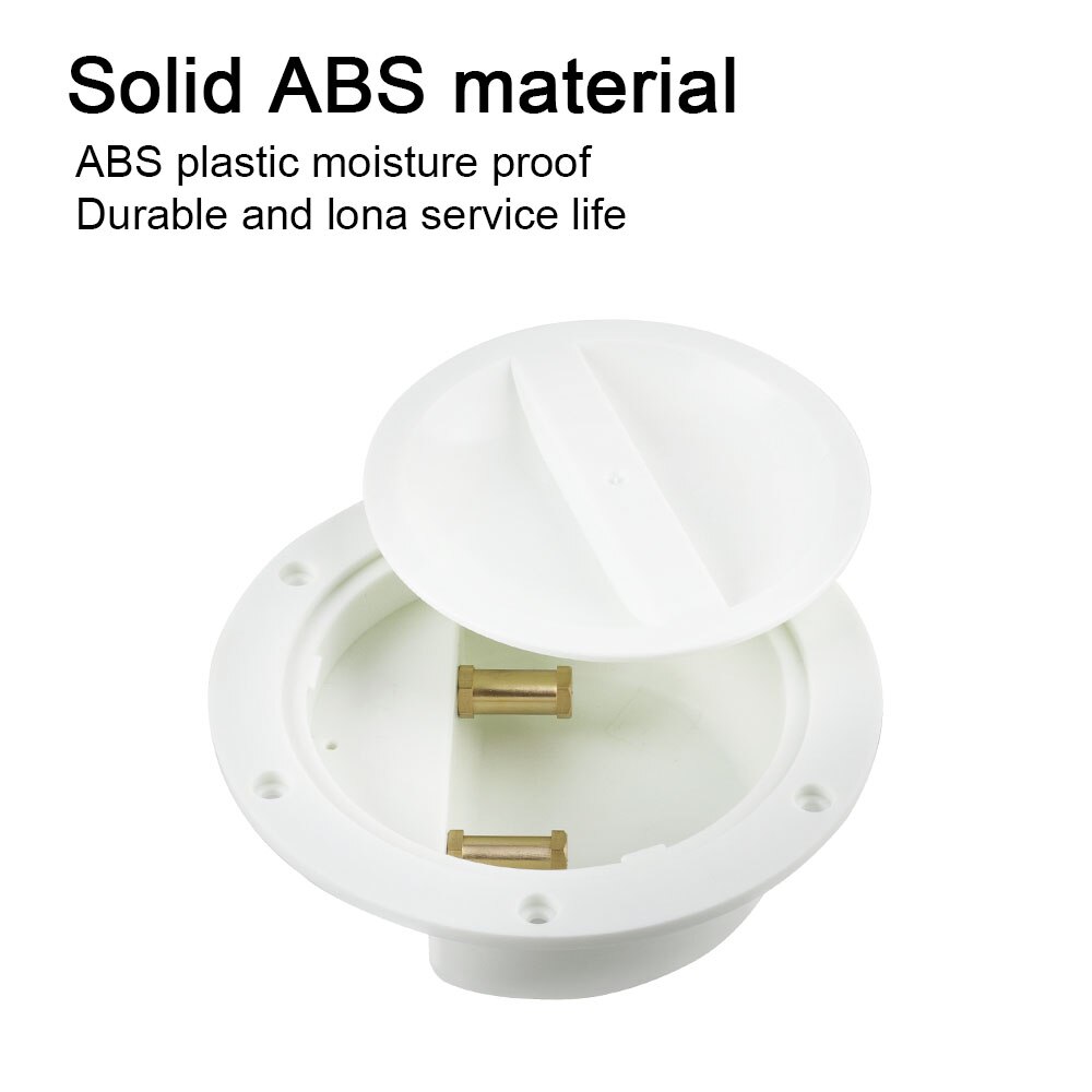 White Dustproof Waterproof Junction Box Universal Electrical Power Supply Base 32V Marine Boat Sea Fishing