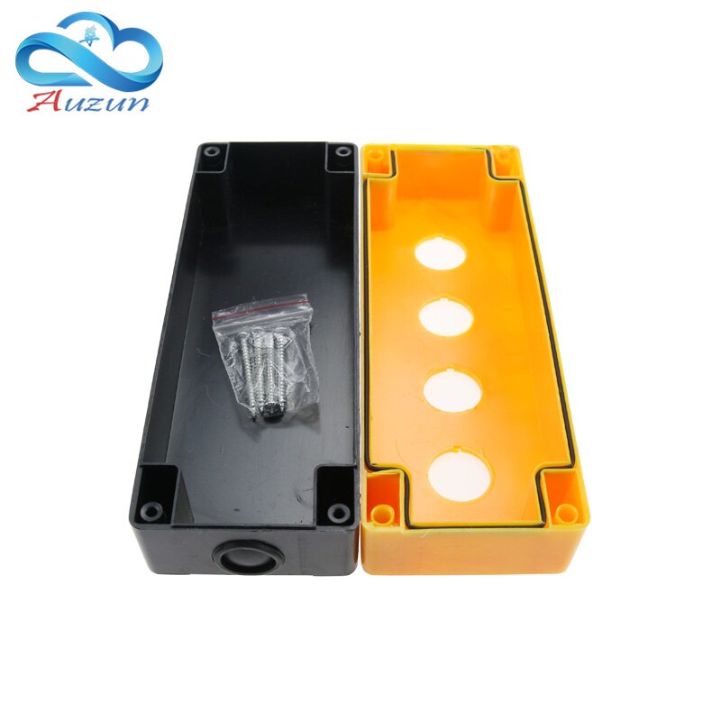 4 hole button box waterproof button box control box 22mm bx4-22 emergency stop button box