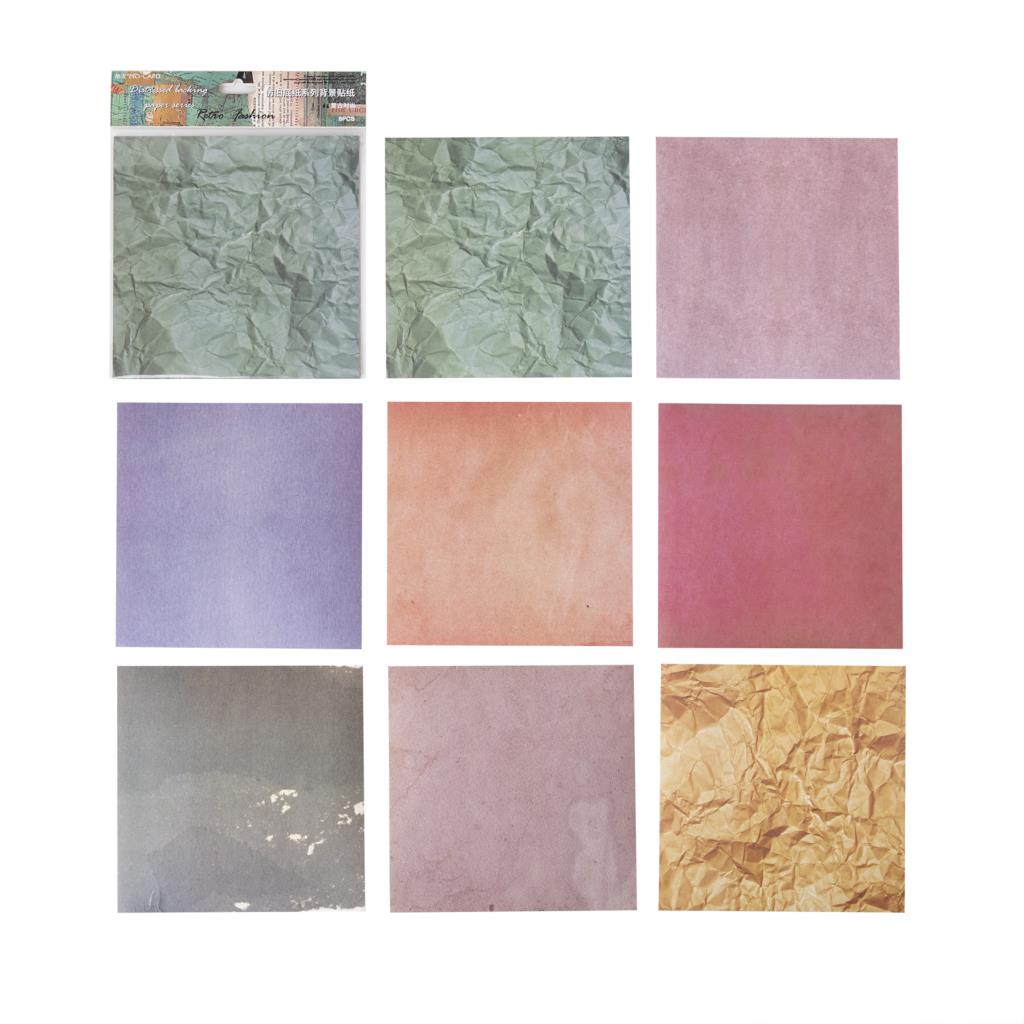 1pack/lot Kawaii Stationery Stickers Retro Texture folds DIY Craft Scrapbooking Album Junk Journal Happy Planner Diary Stickers: fugushishang