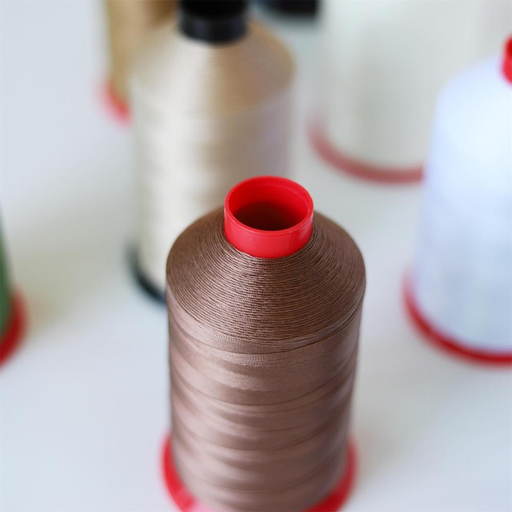 4200 meters TEX 45 0.24 mm Nylon Bonded Thread leathers upholstery,canvas high strength heavy duty sewing thread 210D/2 225g: Cocoa