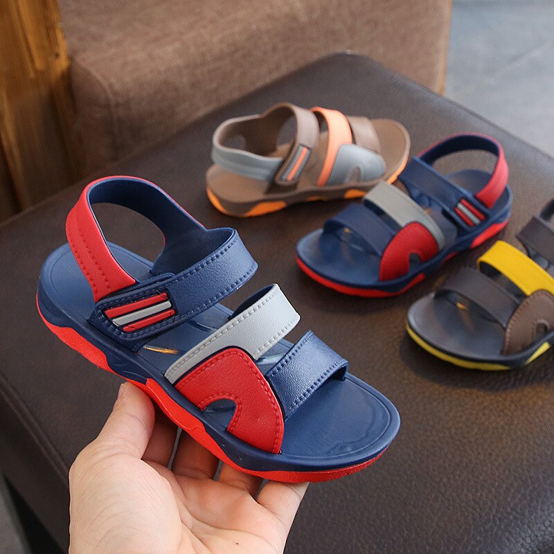 Koreaanse sandalen voor kinderen, babysandalen voor jongens, strandsandalen, waterdichte rubberen zomerschoenen voor jongens, sandalen voor kinderen