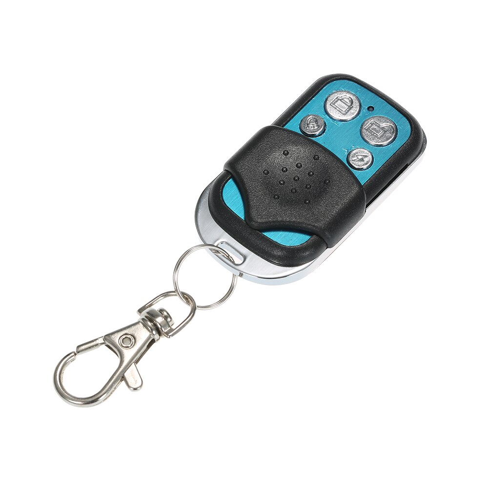 433MHz Wireless Metal Remote Controller with Keychain with Arm/Disarm/Home Arm/SOS 4 Buttons Remote Control Alarm System
