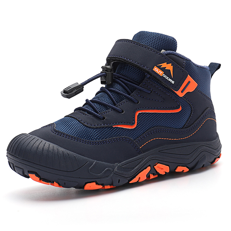 Kids Hiking Boots Toddler Girls Boys Hiking Shoes Anti-Collision Non-Slip Athletic Outdoor Trekking Boots