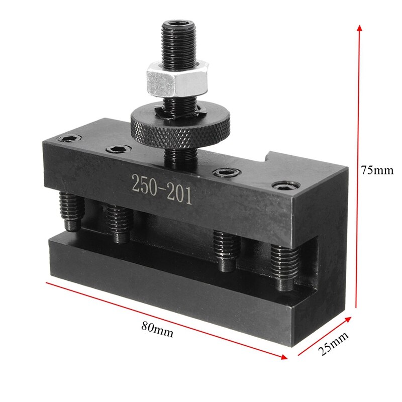 10-15 pouces Bxa Changement Rapide Cnc Tour Porte-outils #1 Turning Face Titulaire #250-201 Pour Tours Outils