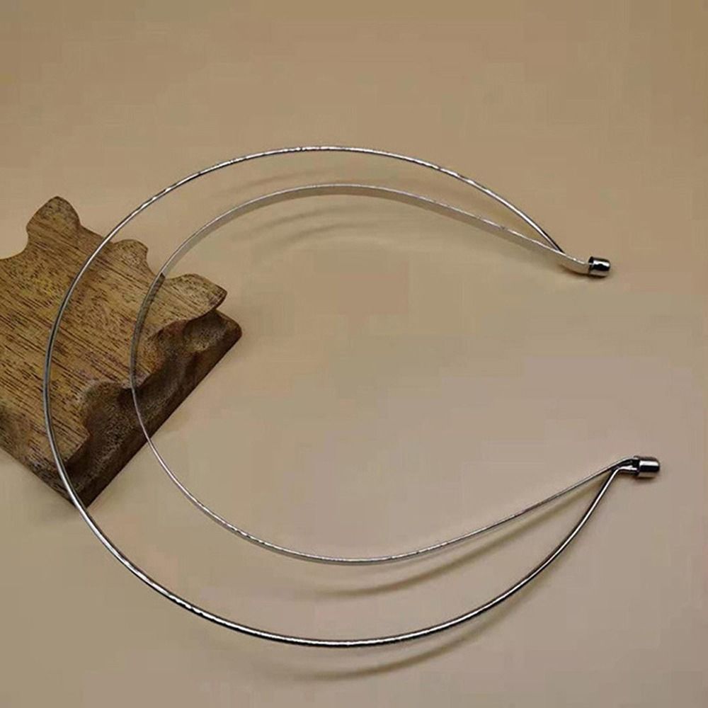 Sklisikre hårbånd vaskehodebånd engel gullhårbånd flerlags koreansk hårbøyle kvinner gjør-det-selv-pannebånd halo hårkrone tynn: Gul