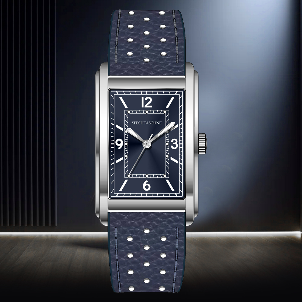 Specht & Söhne, recién llegados, reloj cuadrado de 28MM para hombre VH31 Movt, relojes deportivos ultrafinos de acero inoxidable con zafiro resistente al agua hasta 50M