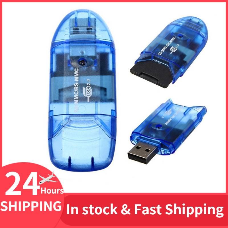 High Speed Mini Micro SD T-Flash TF SDHC USB 2.0 Memory Card Reader Adapter with LED Indicator Lights