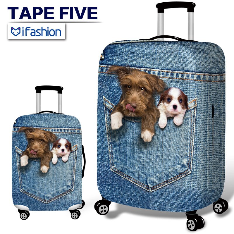 Luggage Cover Suitcase - Animal Print - Elastic Fabric - for 18-32 inch Suitcases