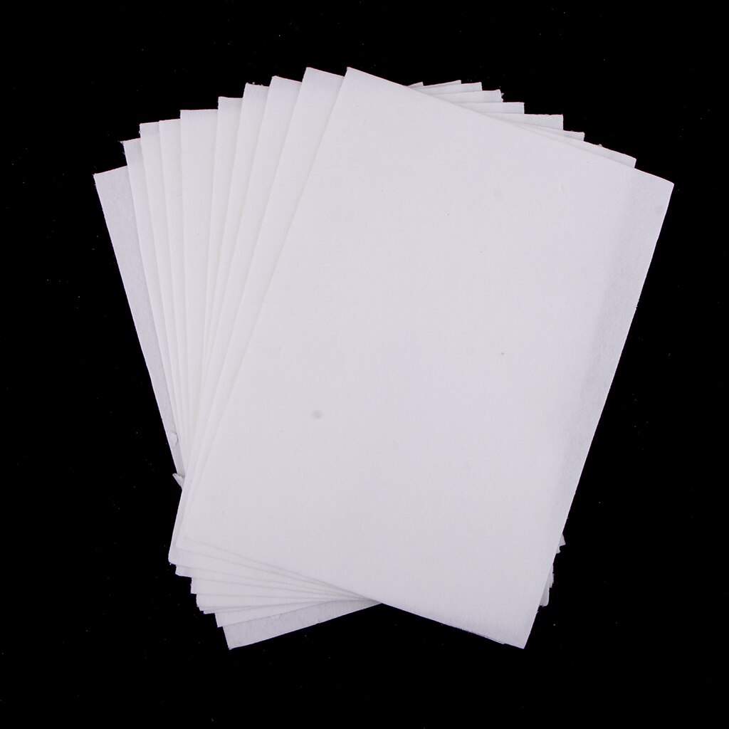 Manta de aislamiento de fibra de cerámica cuadrada blanca, paquete de 10 unidades, estante de papel para horno microondas Thinfire, suministros de fabricación de joyas