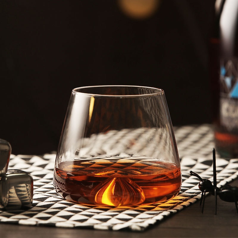 Whiskyglas blyfritt kristallglas handgjort glas xo chivas konjak brandy snifter rött vin dricksglas kopp