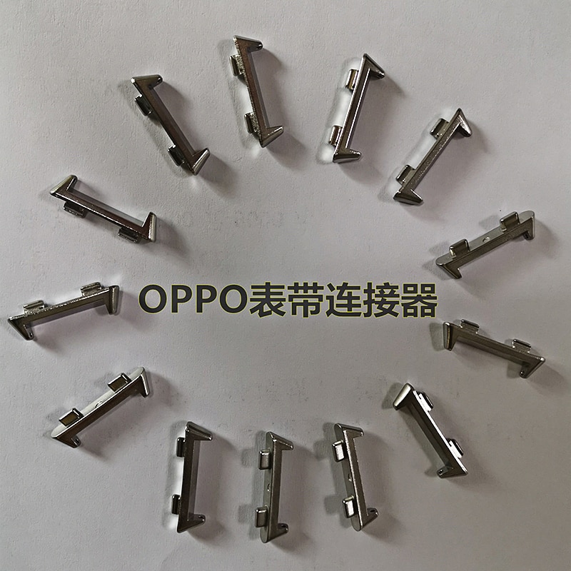 Adaptador de conector de Metal 2 uds para reloj inteligente OPPO correa de reloj OPPO 41MM/46MM accesorios de correa de reloj de