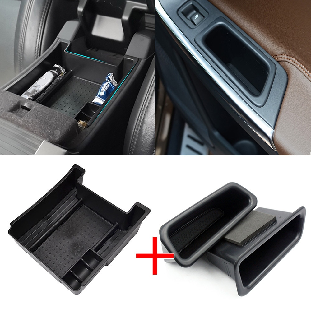 Auto Centrale Armsteun Opbergdoos Voor Volvo XC60 Voor Achter Seat Handschoen Lade Armsteun Box Organizer Pallet