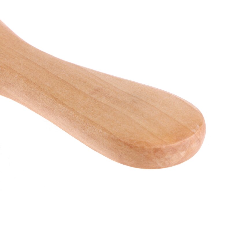 Mango de madera cepillo para bebé recién nacido cepillo para el cabello infantil peine cabeza masajeador L4MC