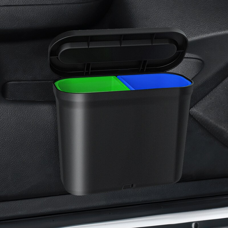 1.7L Car Trash Can Car Storage Box Car Accessories Car Storage Trash car seat organizer Garbage Classification car organizer