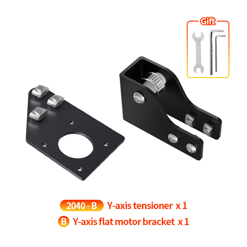 3D Printer Parts Y/X Axis Motor Mount Bracket Right/ Left X/Z-Axis Front/Back Motor Mount Plate X/Y Tensioner For CR-10 Ender-3: SKU10