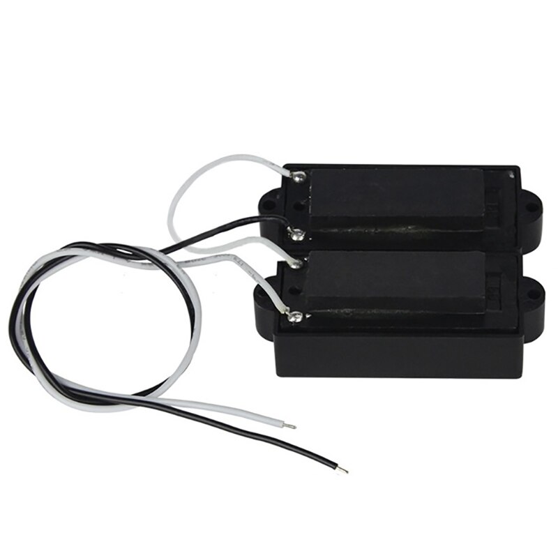 -Pb P Bass Pickup Humbucker Pickup For 4 String P Bass Replacement Bass Guitar Part, Black